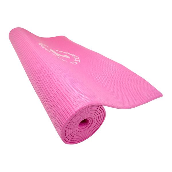 Yogamatte, pink, 4mm - phthalatfrei, rutschfest, isolierend