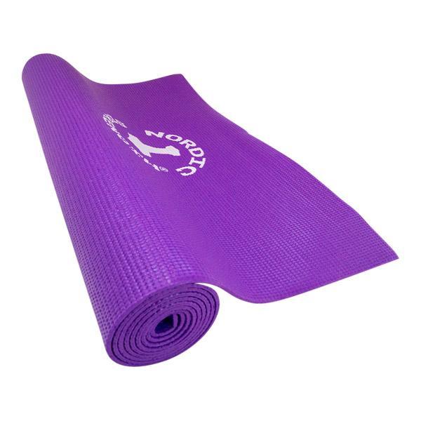Yogamatte, lila, 8mm - phthalatfrei, rutschfest, isolierend