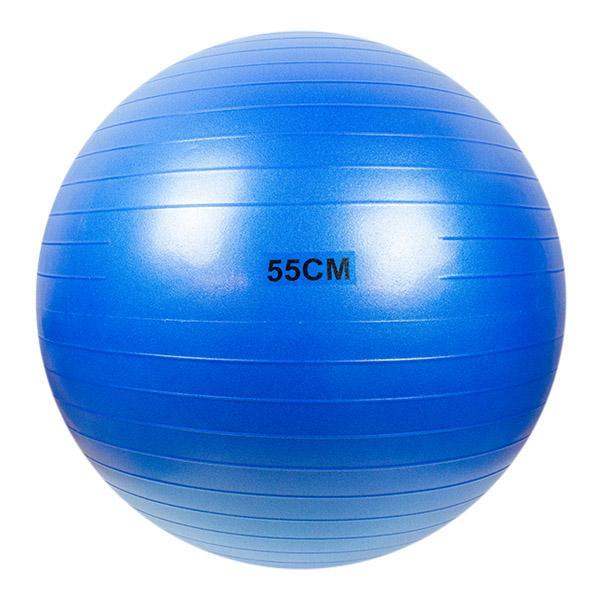 Preiswerter Gymnastikball, 55 cm, blau